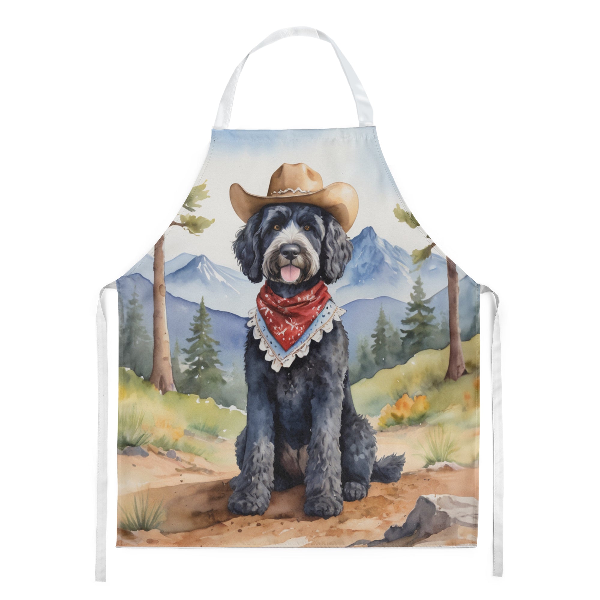 Buy this Portuguese Water Dog Cowboy Welcome Apron