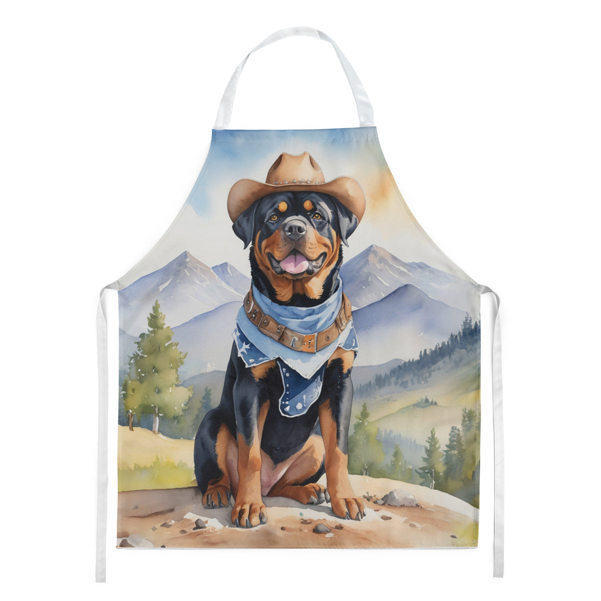 Buy this Rottweiler Cowboy Welcome Apron