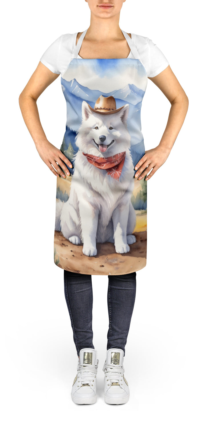 Buy this Samoyed Cowboy Welcome Apron