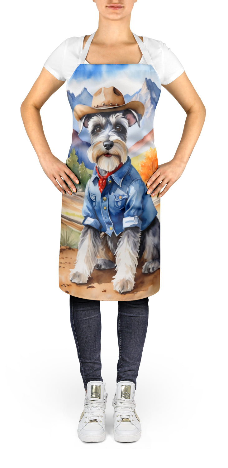 Buy this Schnauzer Cowboy Welcome Apron