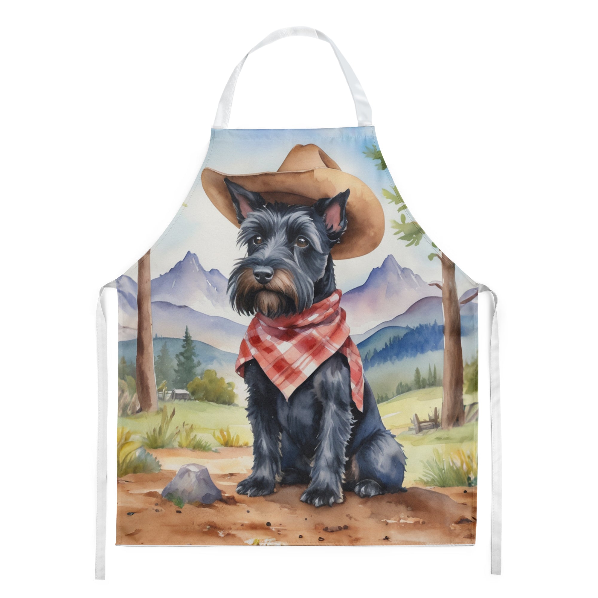 Buy this Scottish Terrier Cowboy Welcome Apron