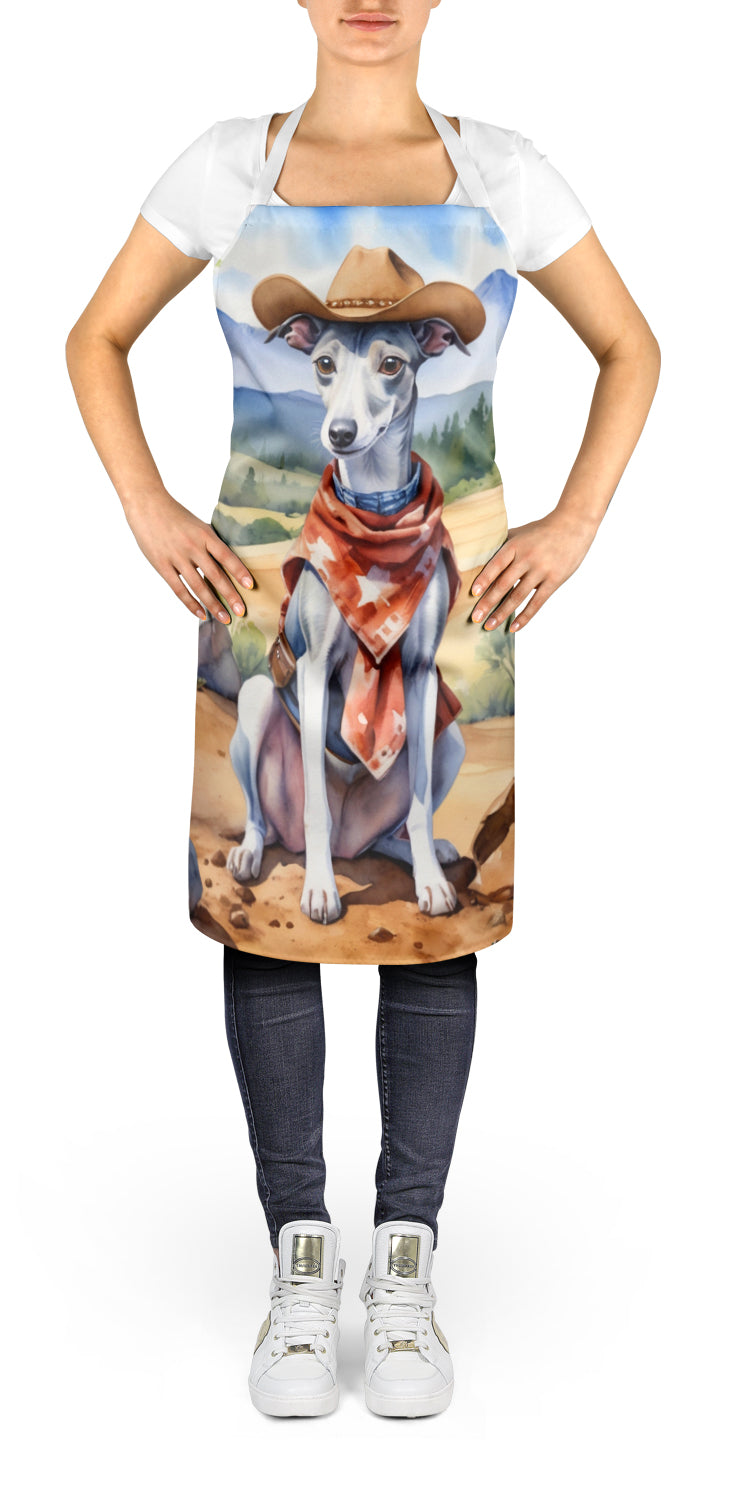 Whippet Cowboy Welcome Apron