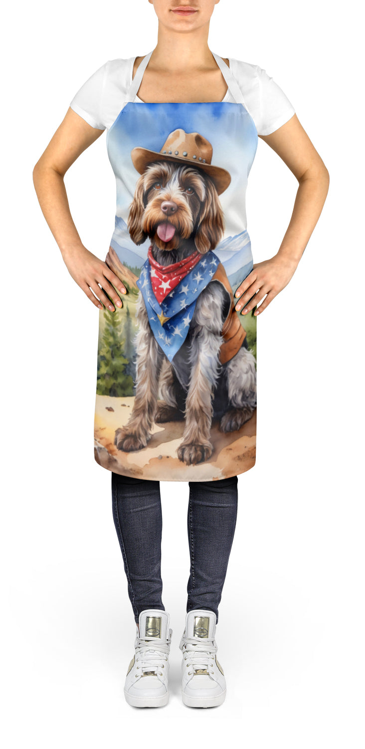 Wirehaired Pointing Griffon Cowboy Welcome Apron