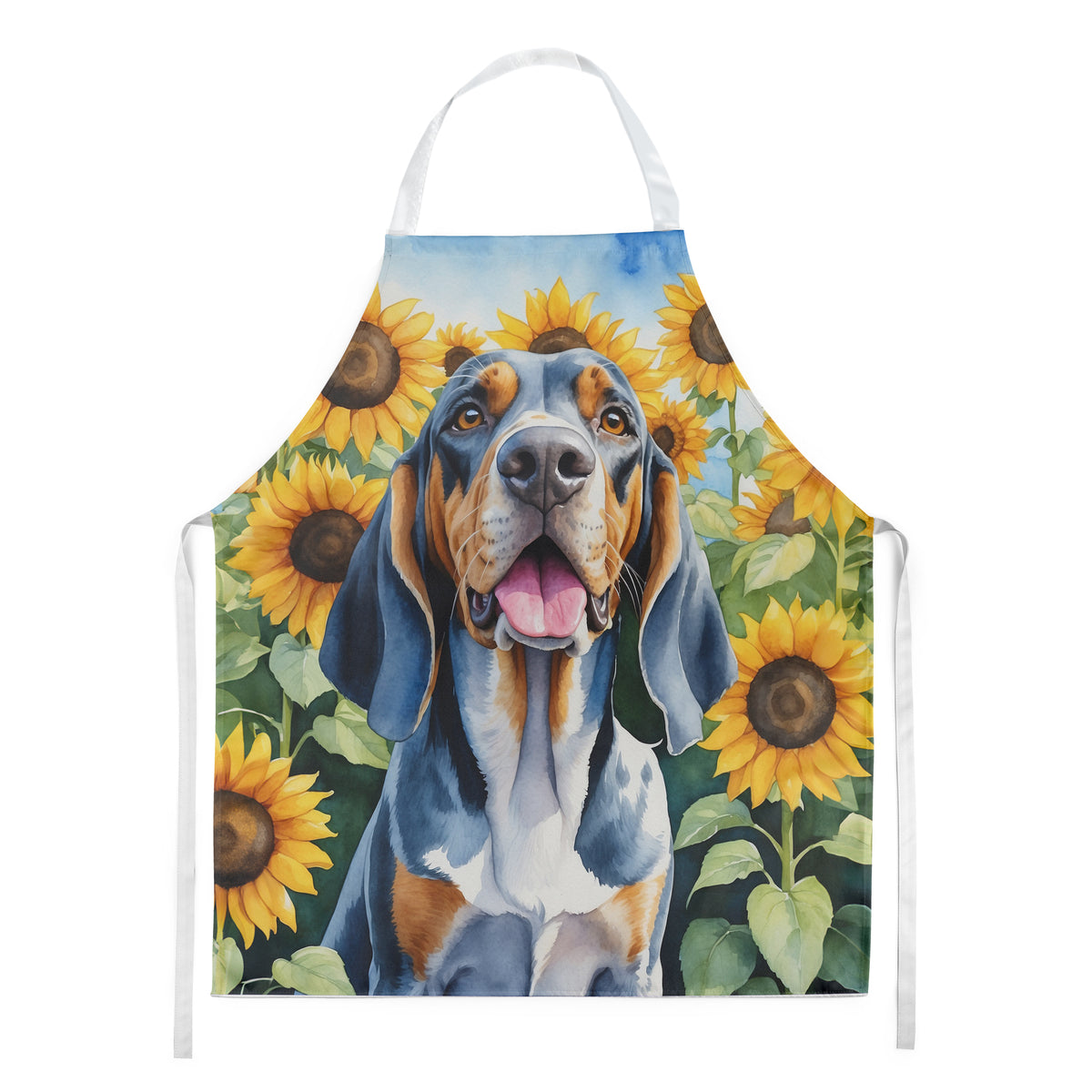 Buy this American English Coonhound in Sunflowers Apron