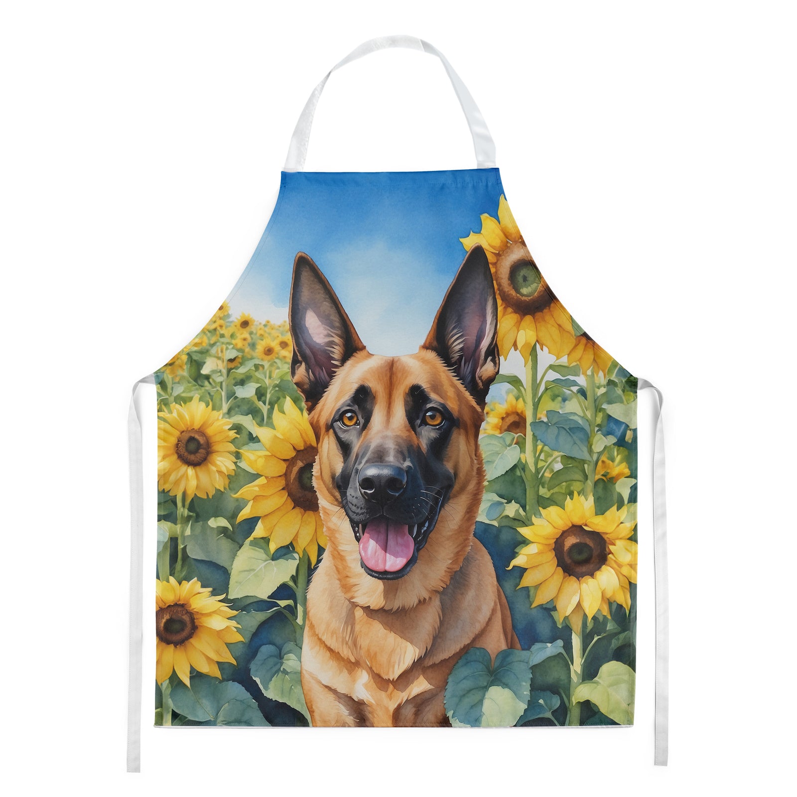 Buy this Belgian Malinois in Sunflowers Apron