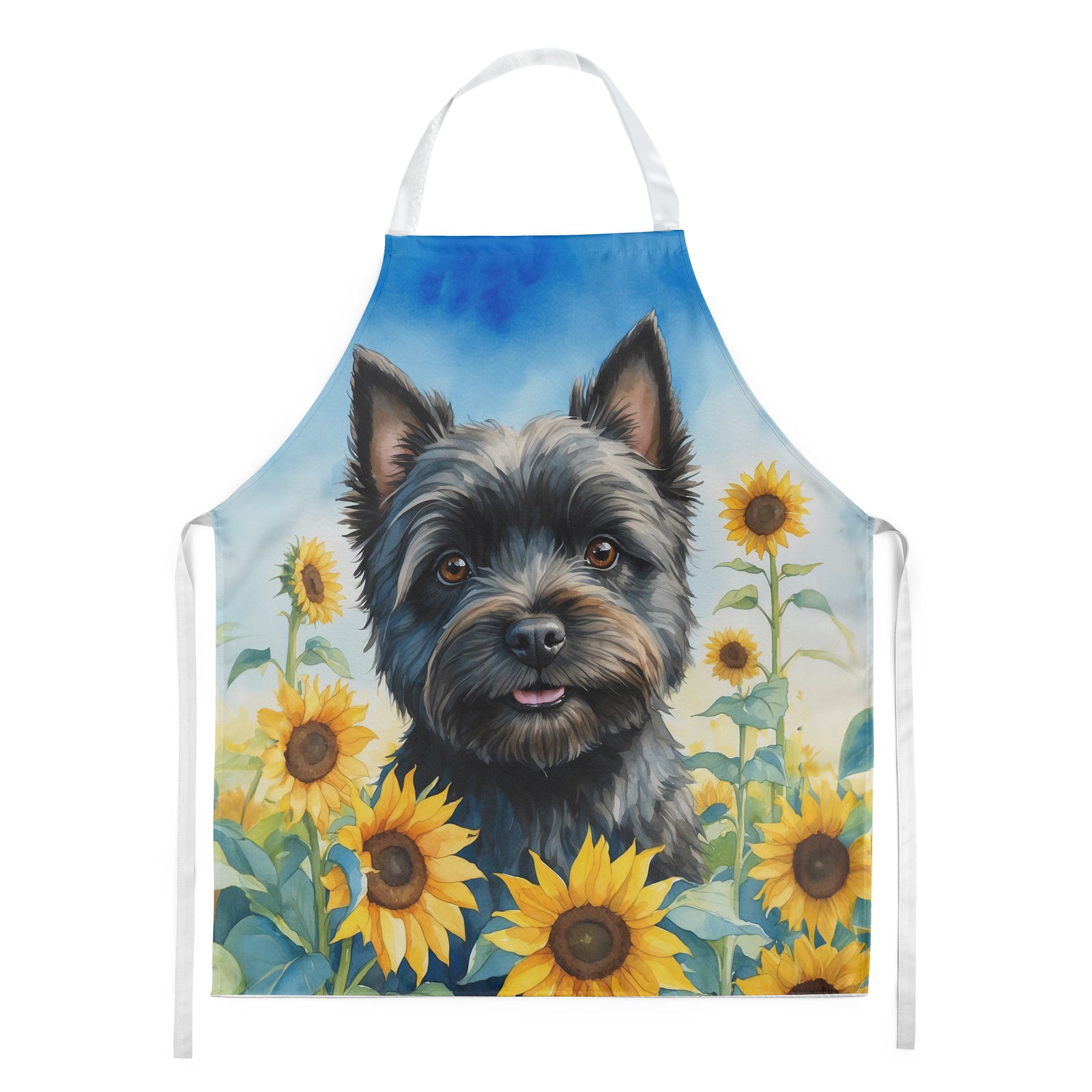 Buy this Cairn Terrier in Sunflowers Apron