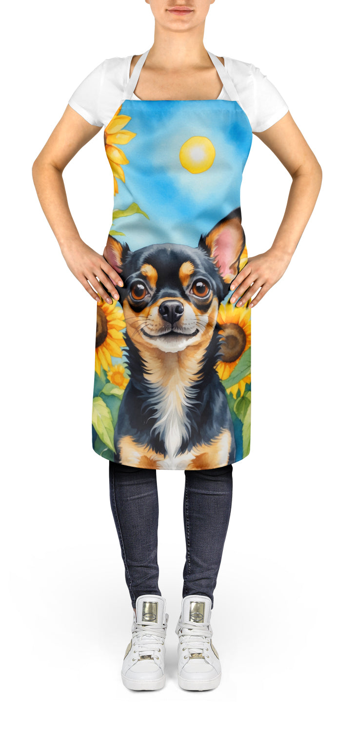Buy this Chihuahua in Sunflowers Apron