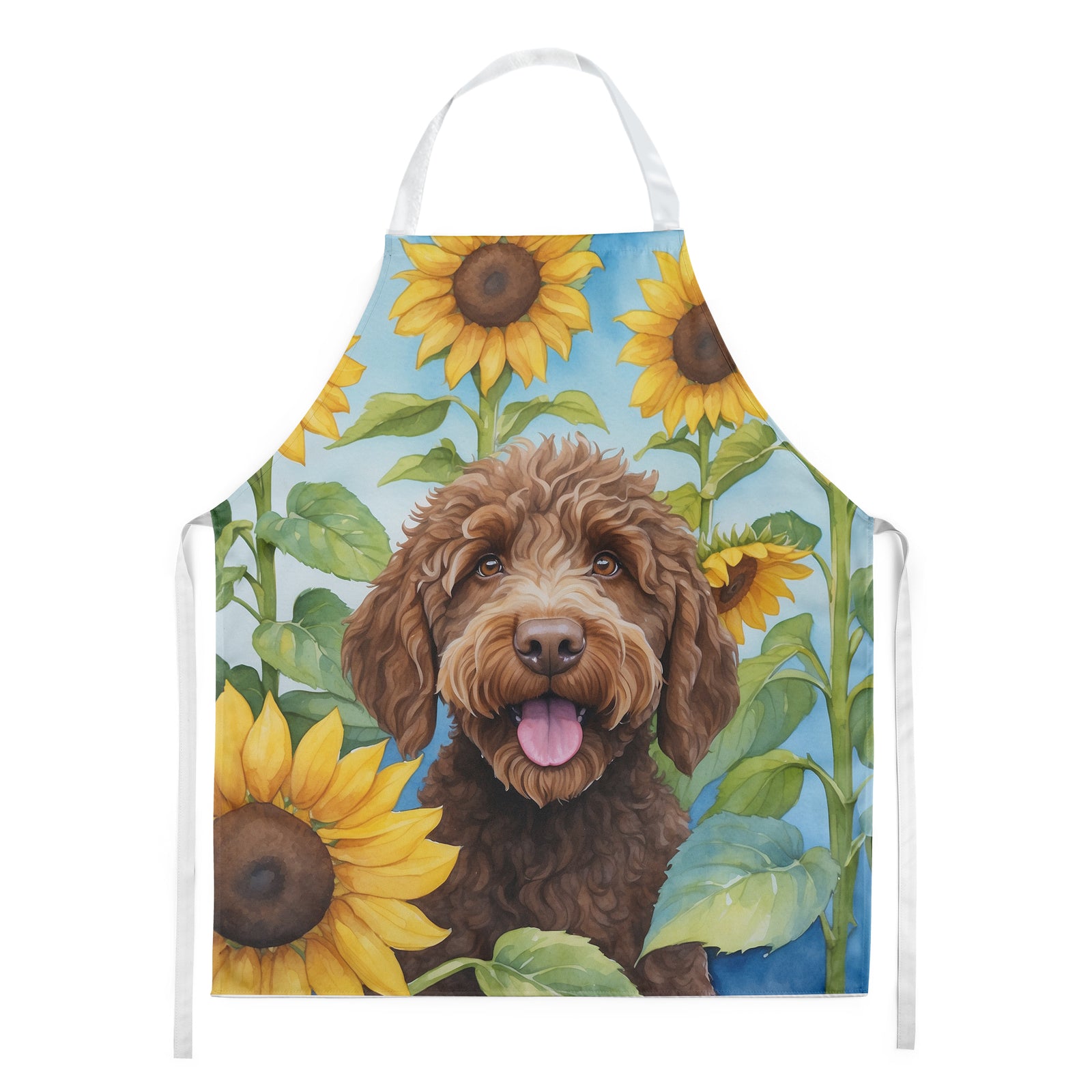 Buy this Labradoodle in Sunflowers Apron