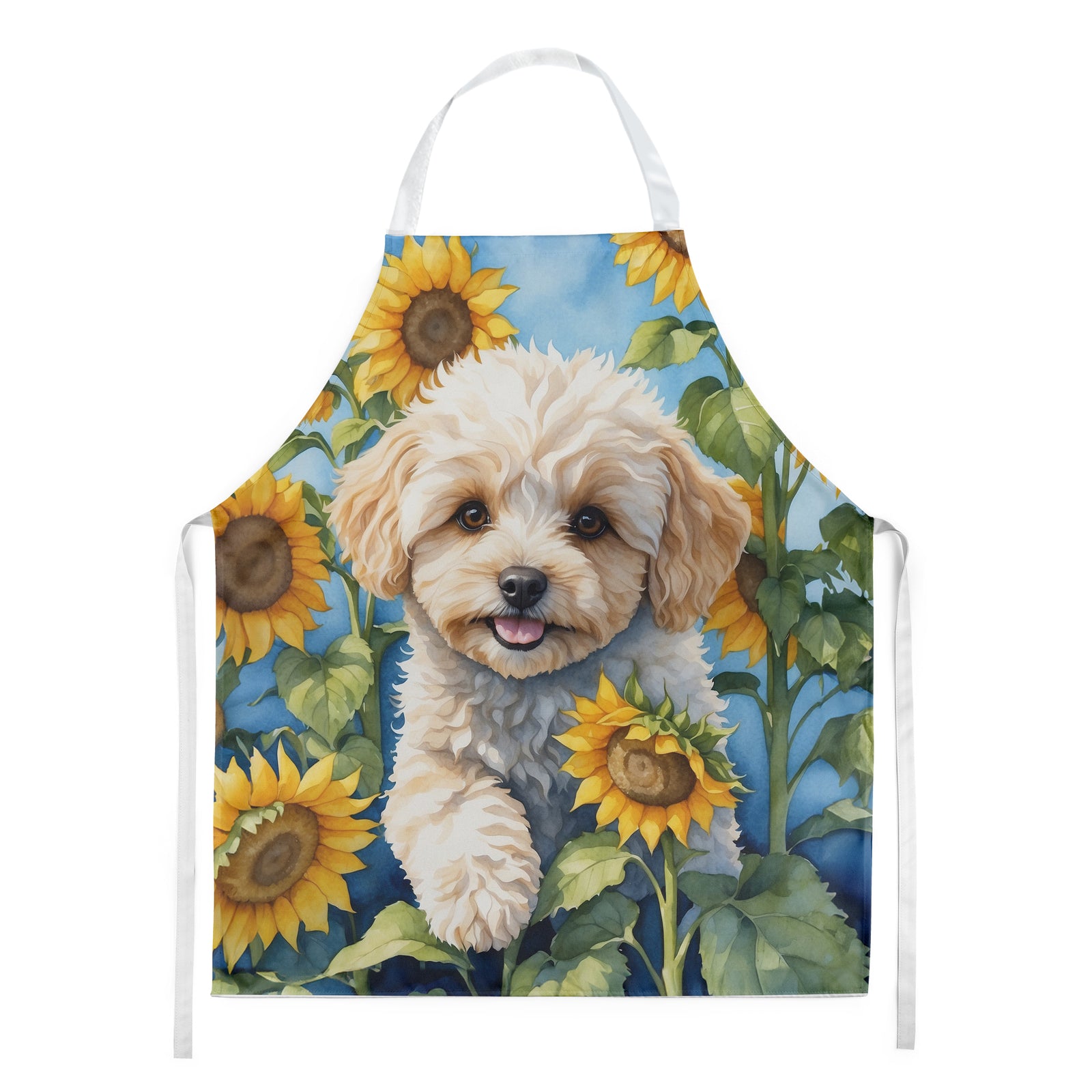 Buy this Maltipoo in Sunflowers Apron