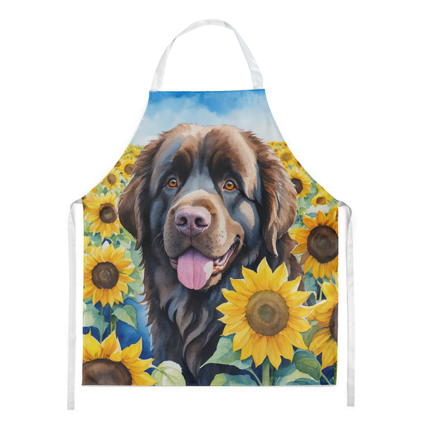 Buy this Newfoundland in Sunflowers Apron