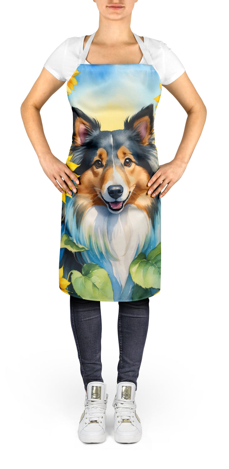 Buy this Sheltie in Sunflowers Apron
