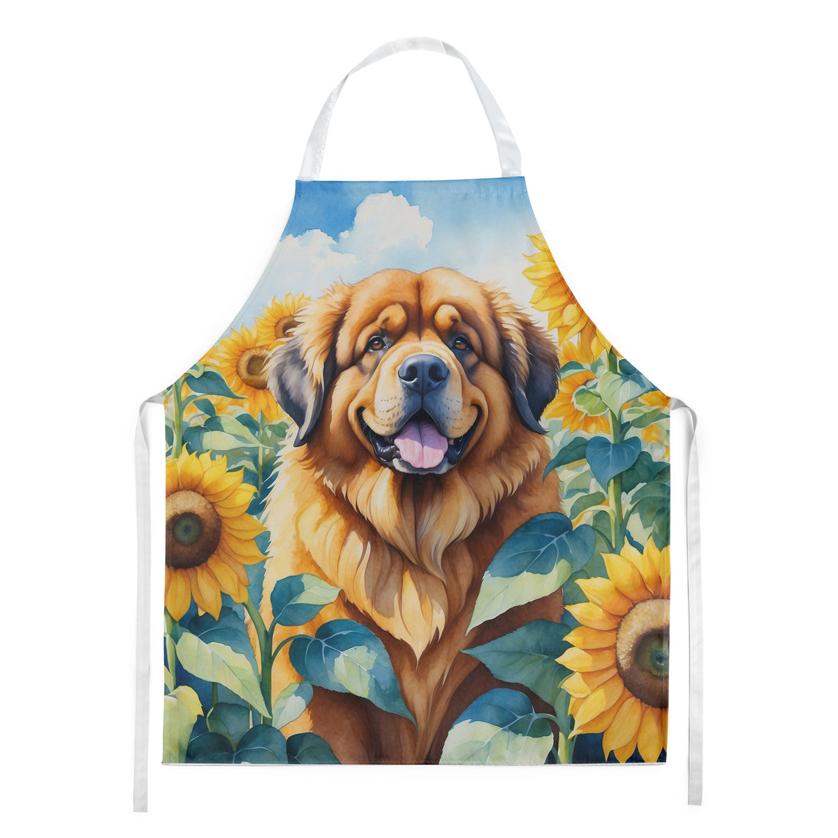 Buy this Tibetan Mastiff in Sunflowers Apron