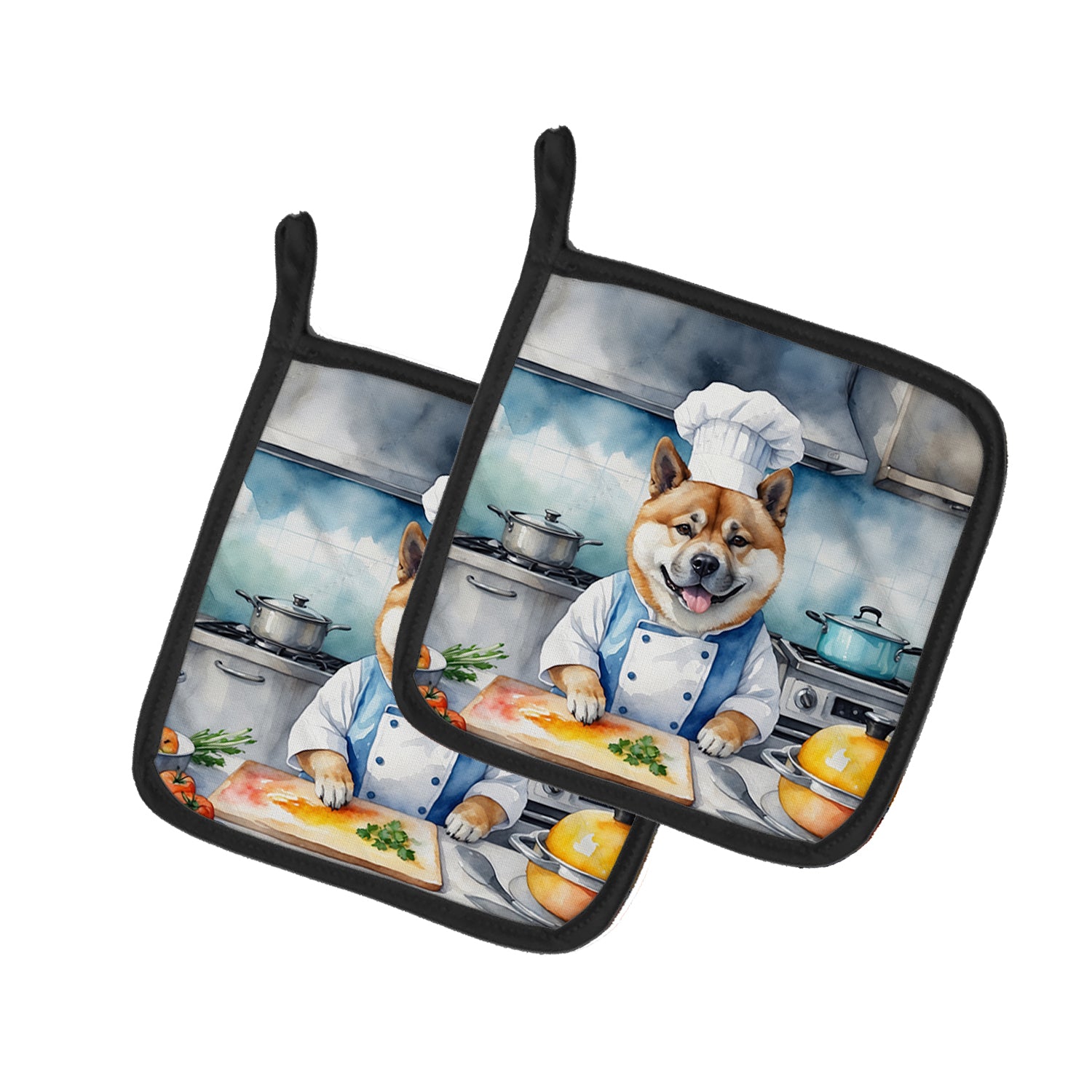 Buy this Akita The Chef Pair of Pot Holders