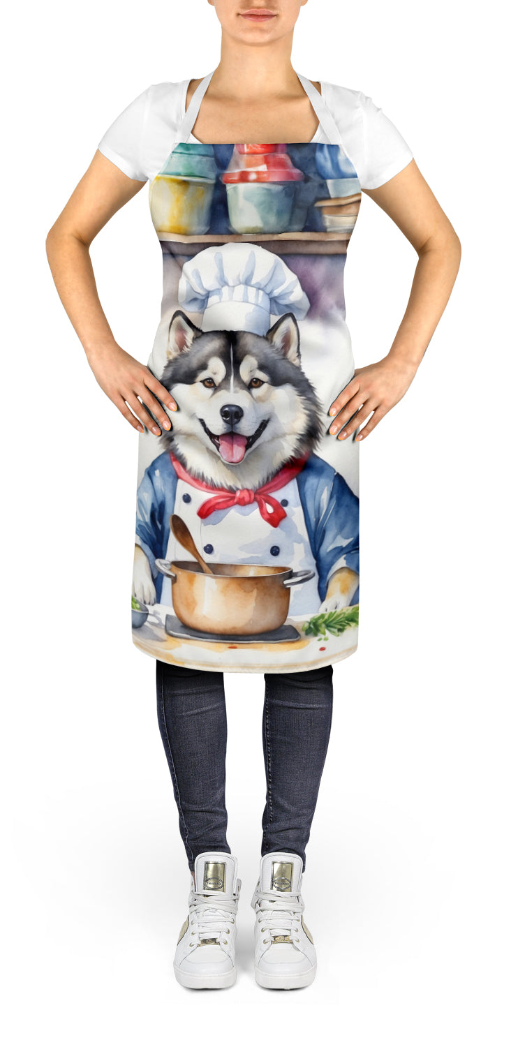 Caroline's Treasures Alaskan Malamute The Chef Apron – Artist-Designed Kitchen, BBQ & Craft Apron