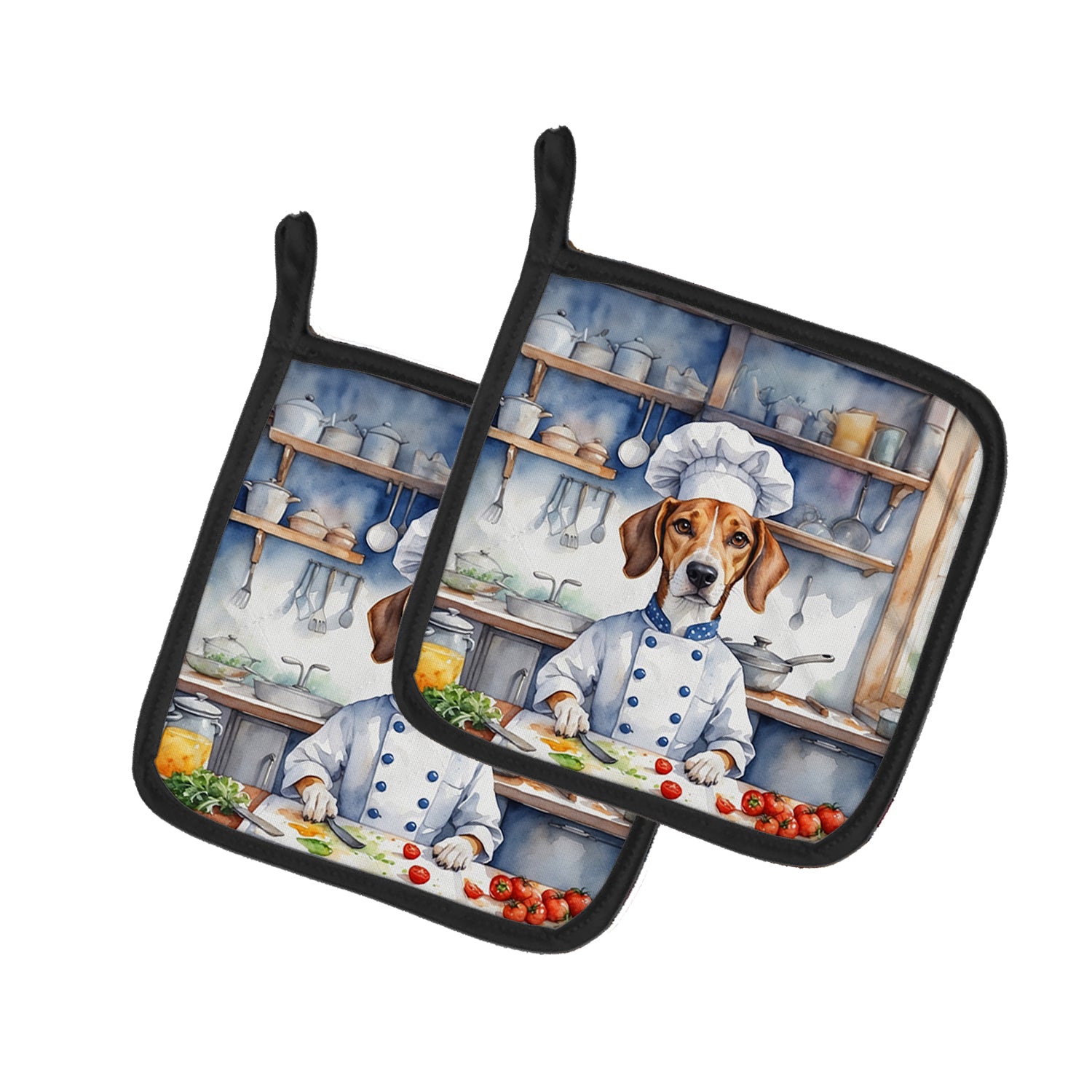 Buy this American Foxhound The Chef Pair of Pot Holders