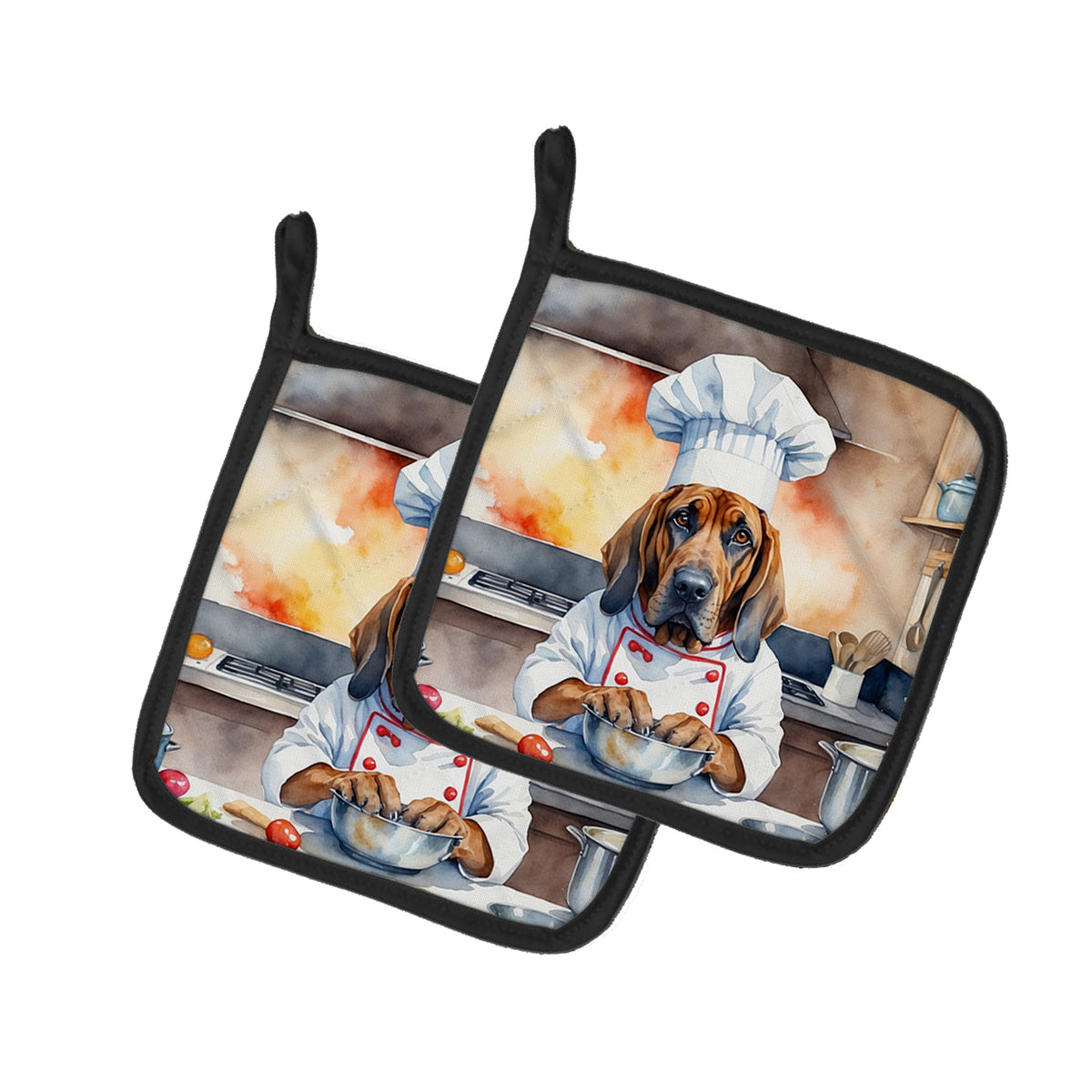 Buy this Bloodhound The Chef Pair of Pot Holders