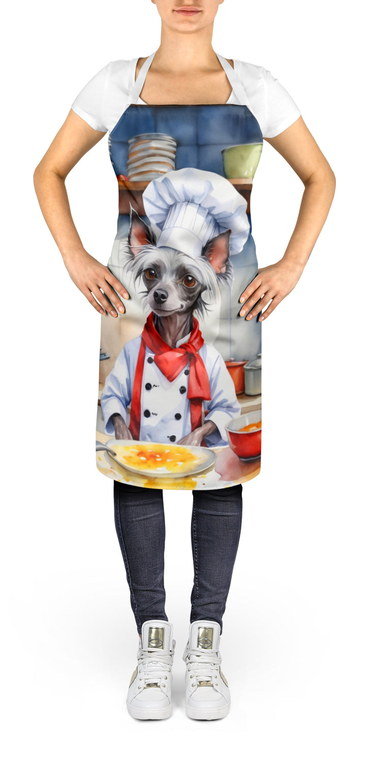 Caroline's Treasures Chinese Crested The Chef Apron – Artist-Designed Kitchen, BBQ & Craft Apron