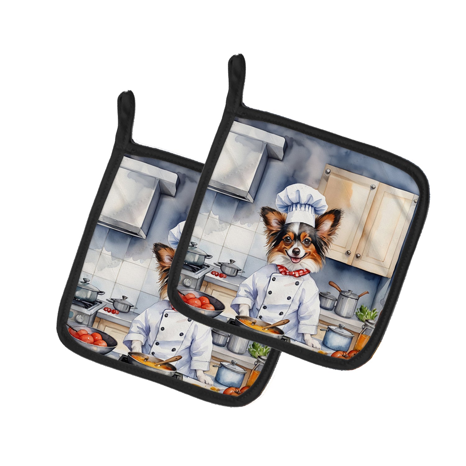 Buy this Papillon The Chef Pair of Pot Holders