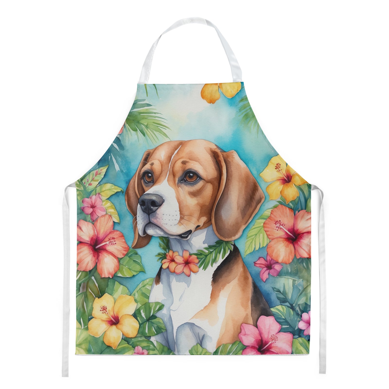 Buy this Beagle Luau Apron