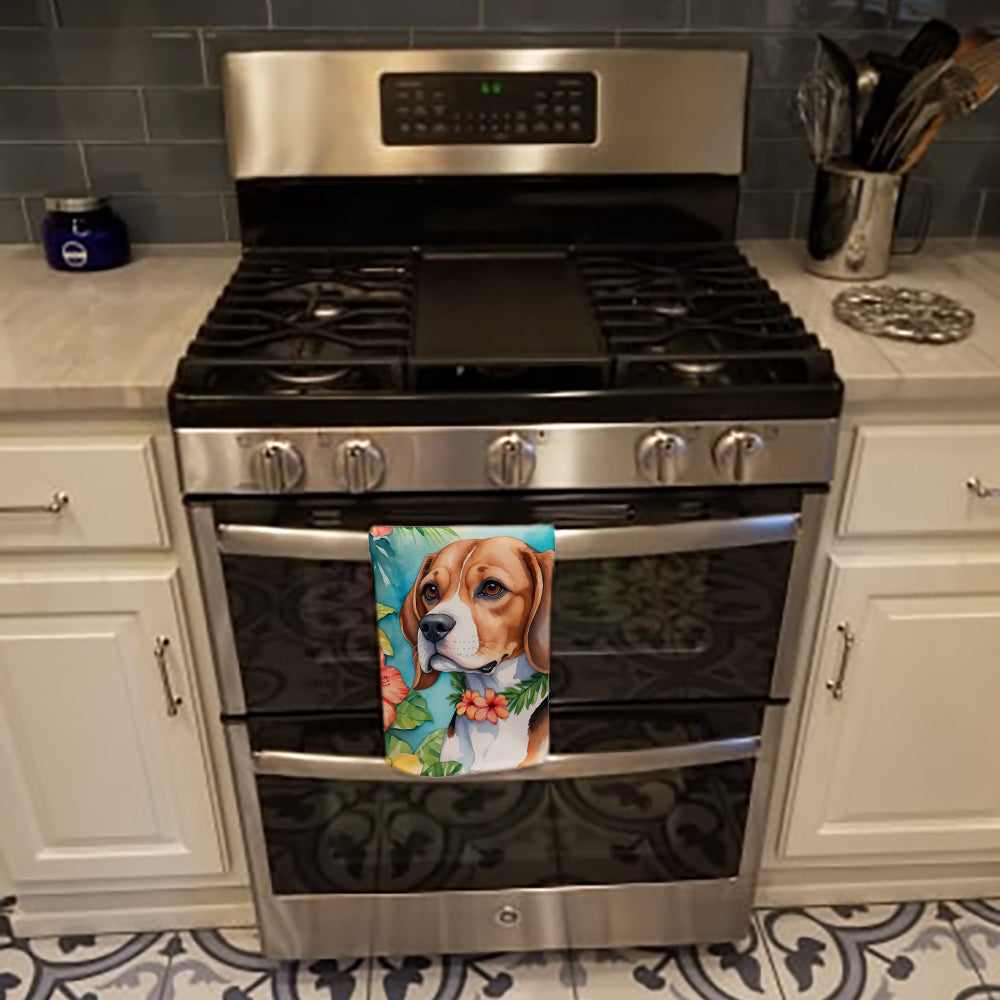 Beagle Luau Kitchen Towel