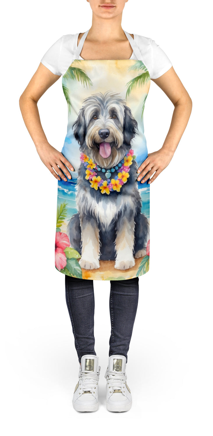 Caroline's Treasures Bergamasco Sheepdog Luau Apron – Artist-Designed Kitchen, BBQ & Craft Apron