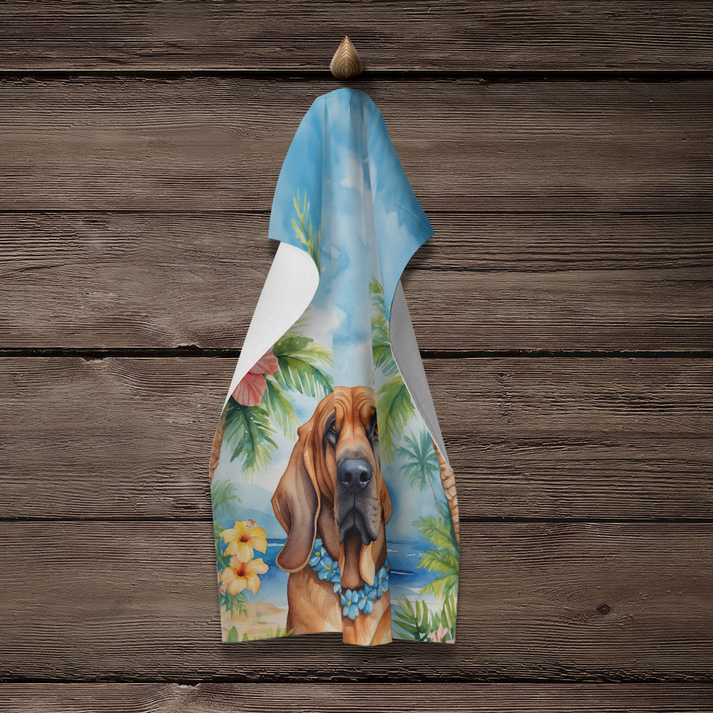 Bloodhound Luau Kitchen Towel