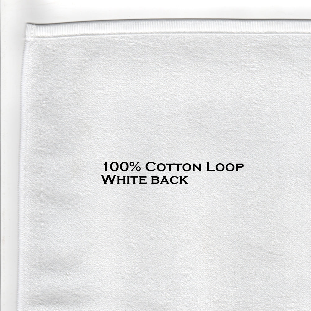 White Boxer Luau Kitchen Towel