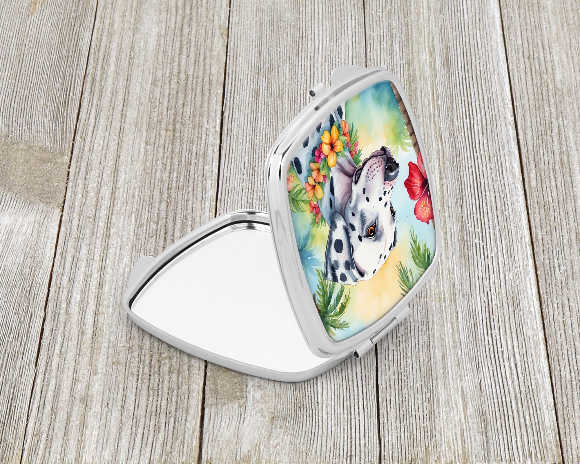 Buy this Dalmatian Luau Compact Mirror