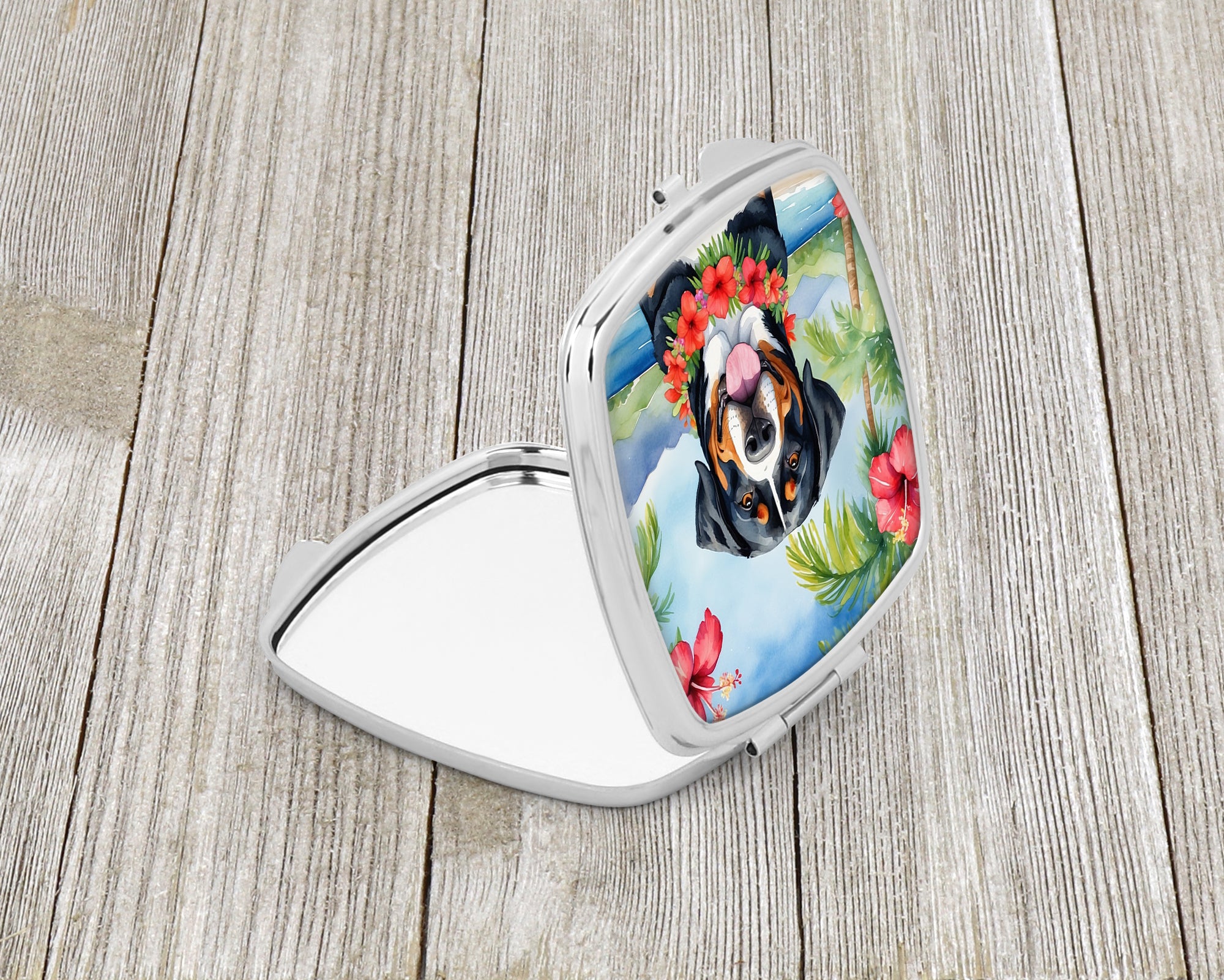 Buy this Greater Swiss Mountain Dog Luau Compact Mirror
