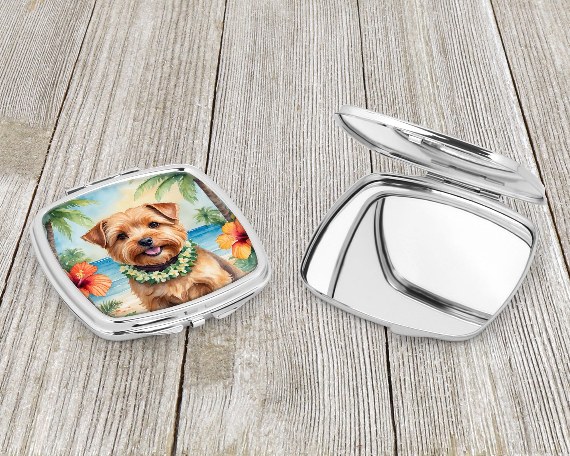 Norfolk Terrier Luau Compact Mirror