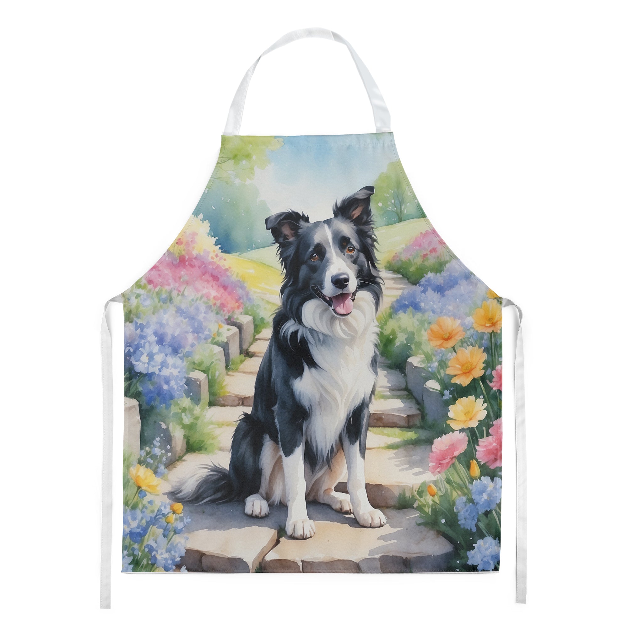 Buy this Border Collie Spring Path Apron