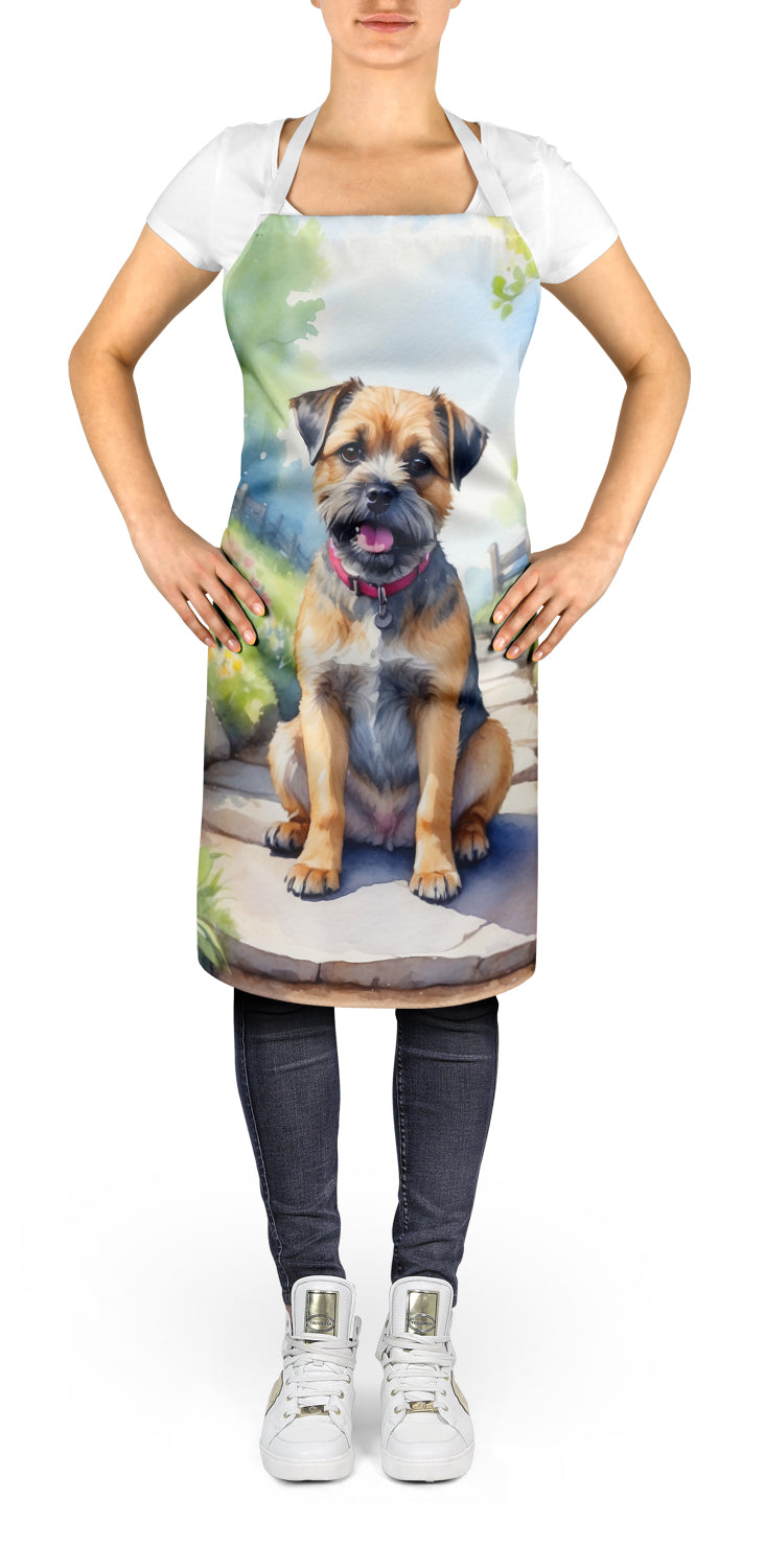 Buy this Border Terrier Spring Path Apron