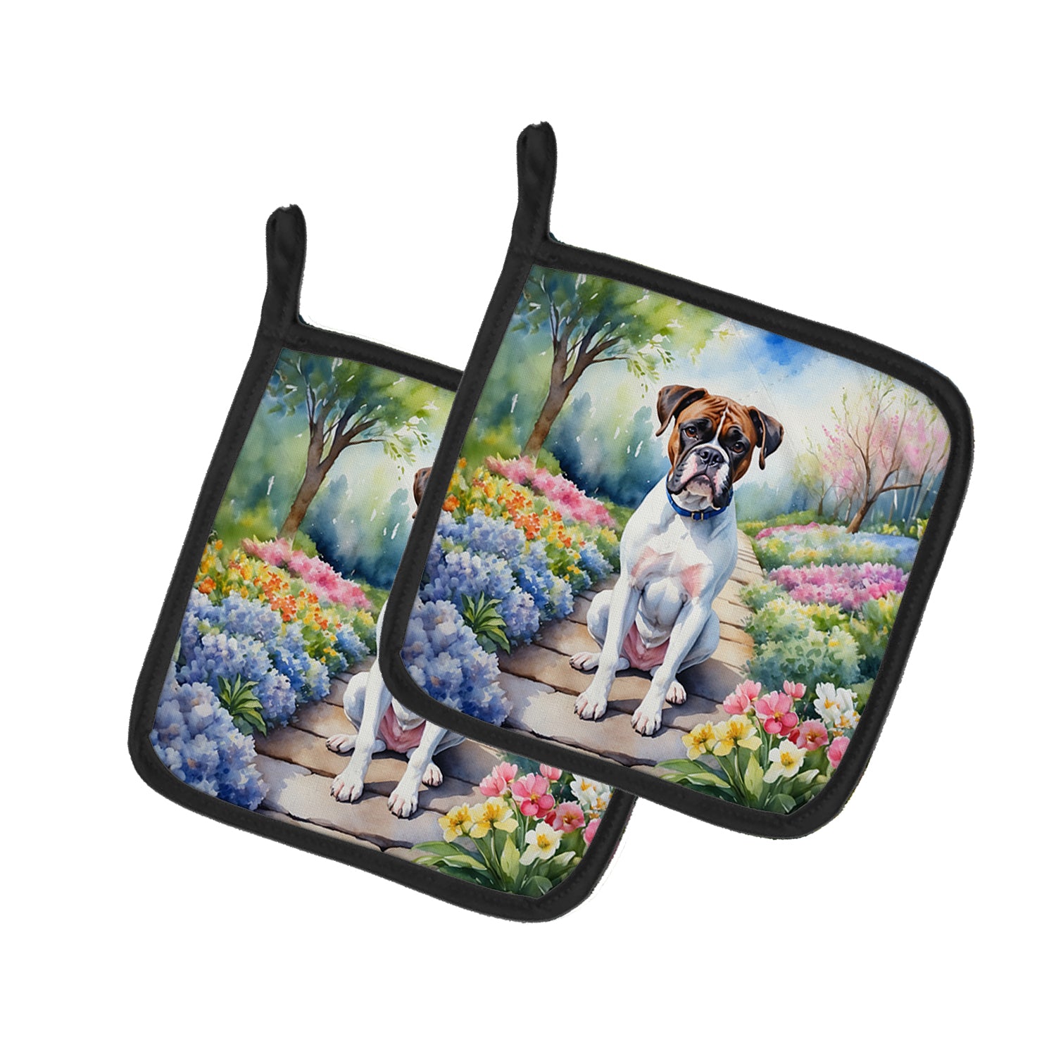 Buy this Boxer Spring Path Pair of Pot Holders