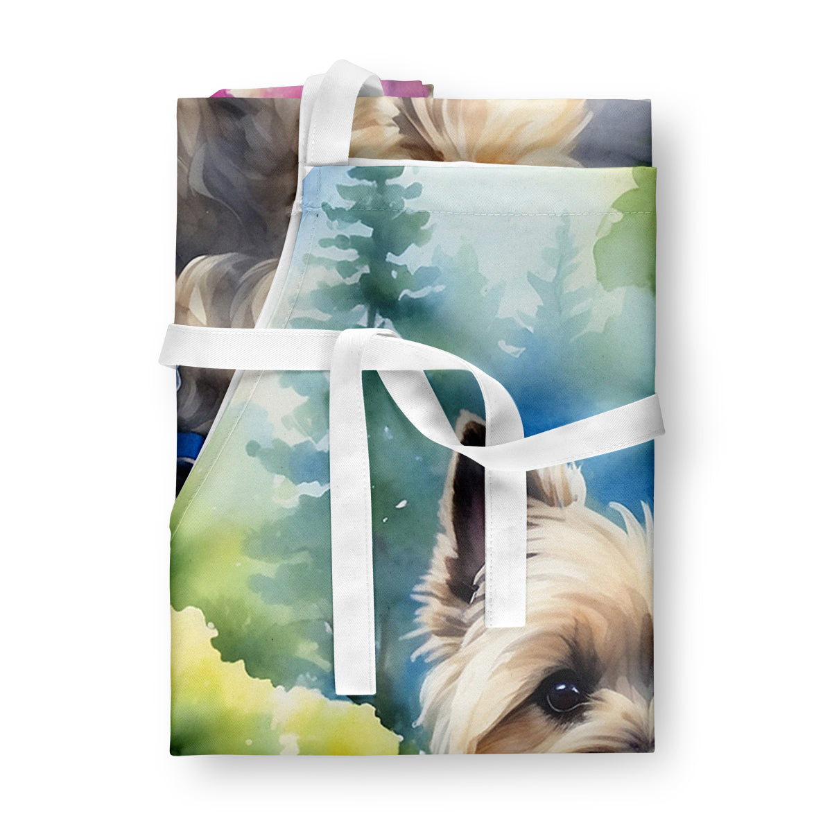 Cairn Terrier Spring Path Apron