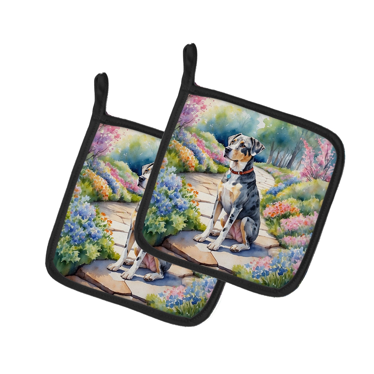 Buy this Catahoula Spring Path Pair of Pot Holders