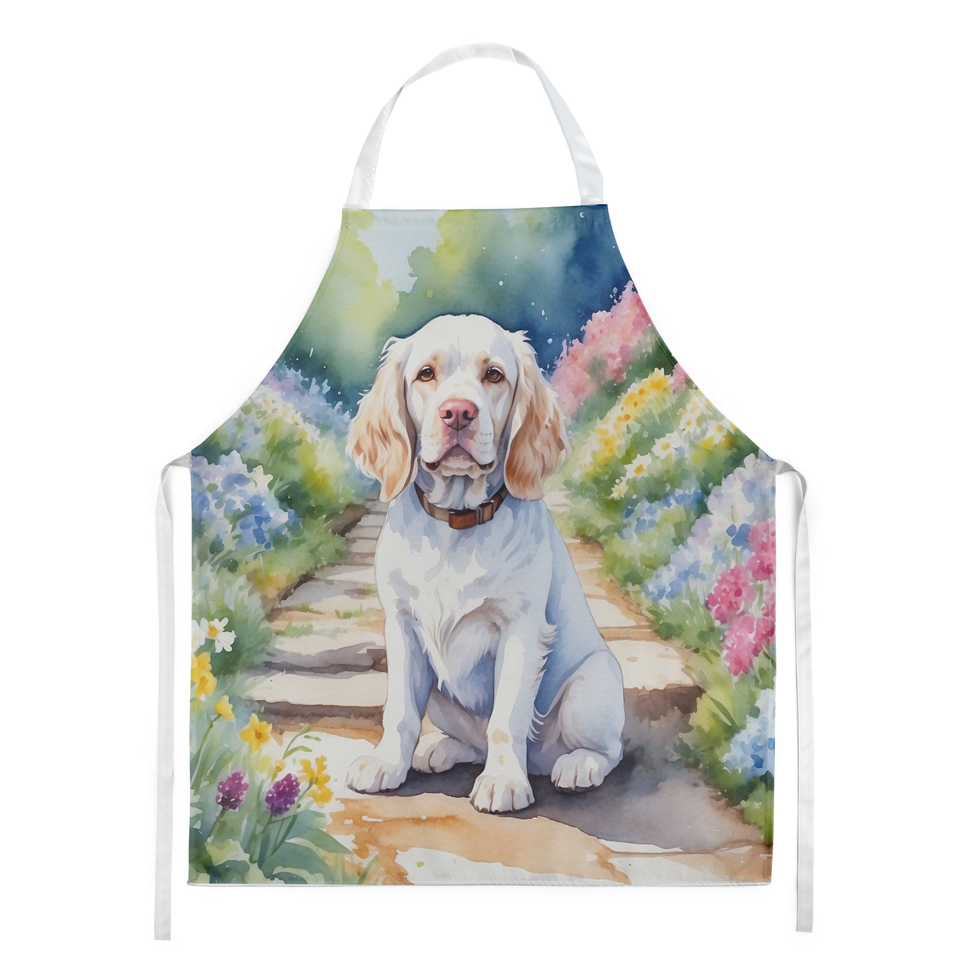 Buy this Clumber Spaniel Spring Path Apron