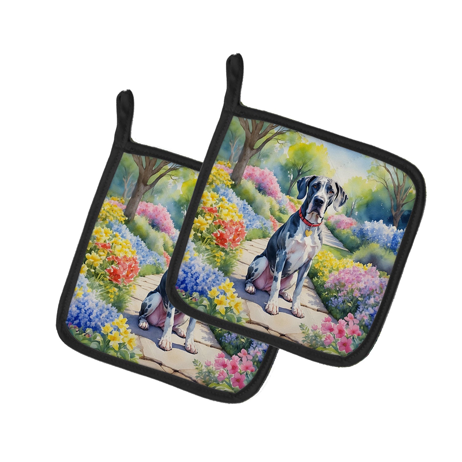 Buy this Great Dane Spring Path Pair of Pot Holders
