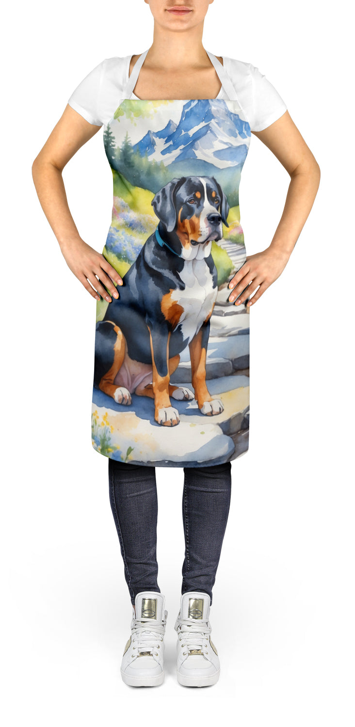 Buy this Greater Swiss Mountain Dog Spring Path Apron