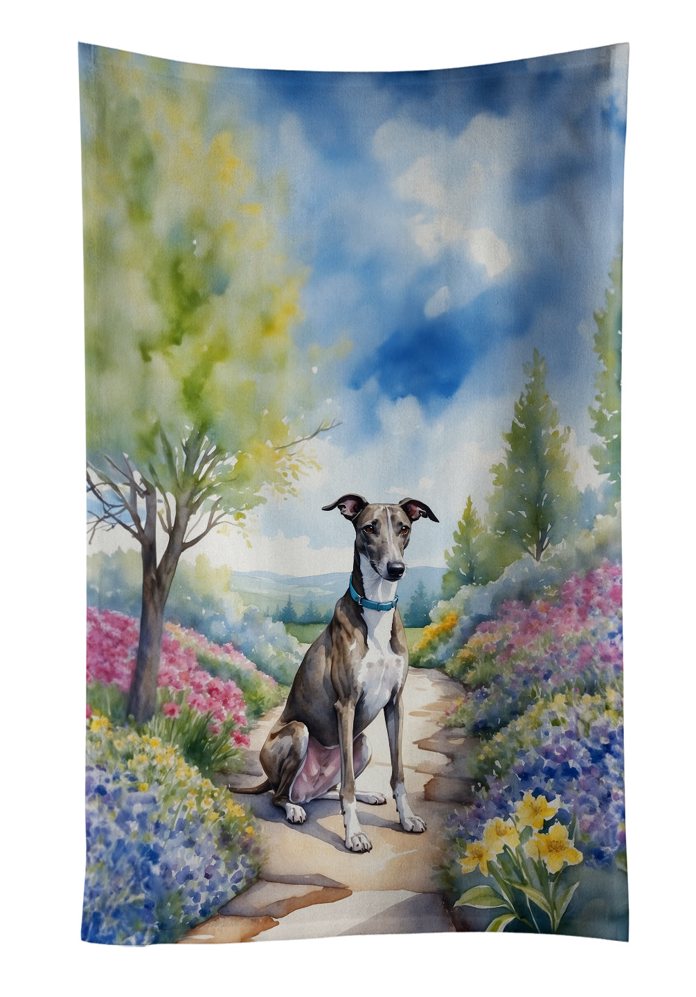 Buy this Greyhound Spring Path Kitchen Towel