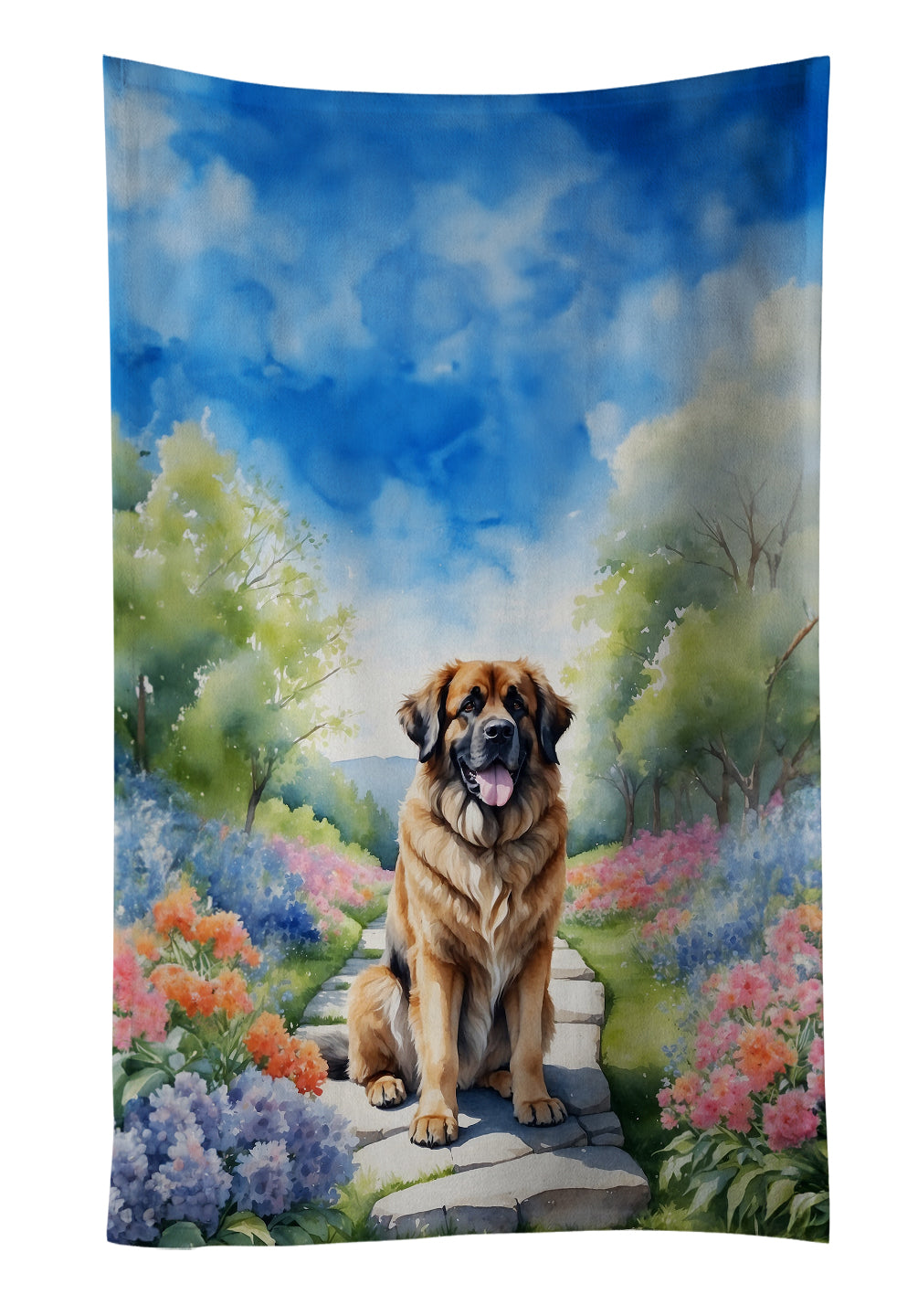 Buy this Leonberger Spring Path Kitchen Towel