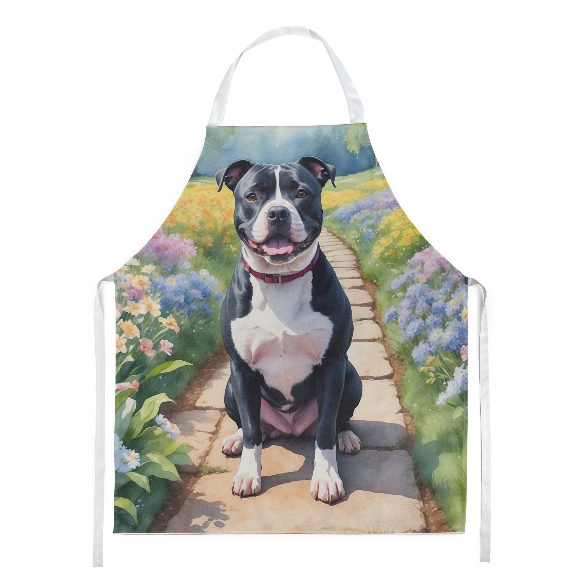 Buy this Staffordshire Bull Terrier Spring Path Apron