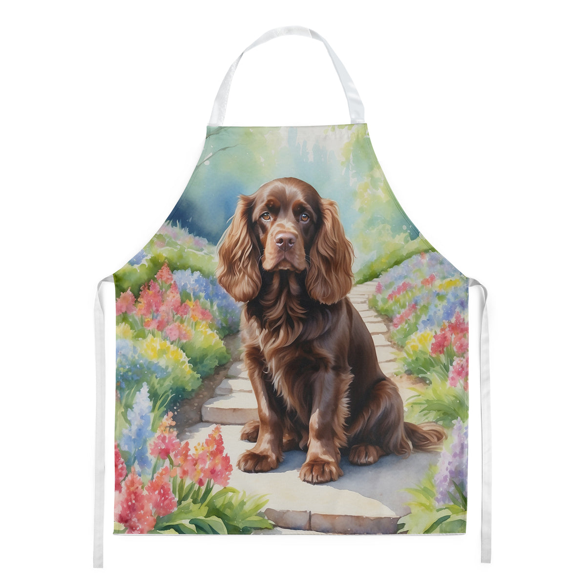 Buy this Sussex Spaniel Spring Path Apron