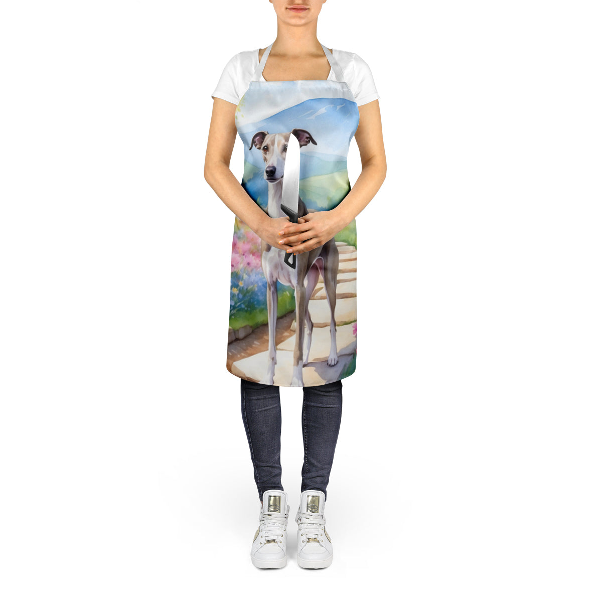 Whippet Spring Path Apron