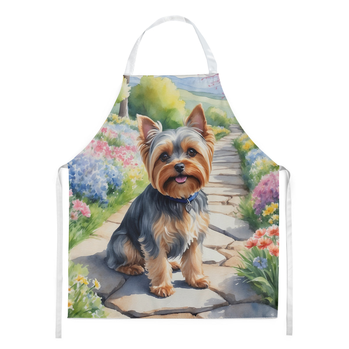 Buy this Yorkshire Terrier Spring Path Apron
