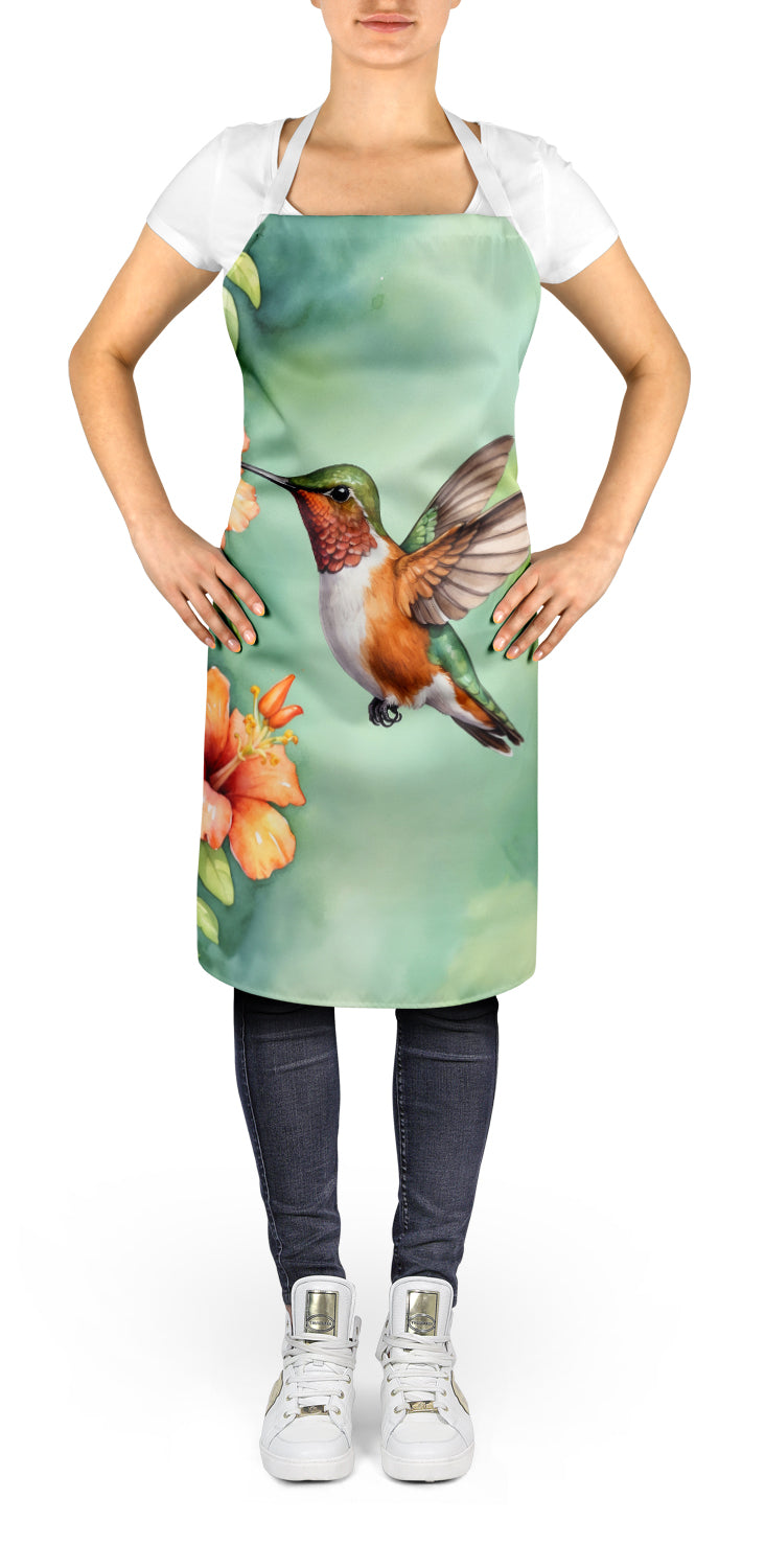 Caroline's Treasures Rufous Hummingbird Apron – Artist-Designed Kitchen, BBQ & Craft Apron