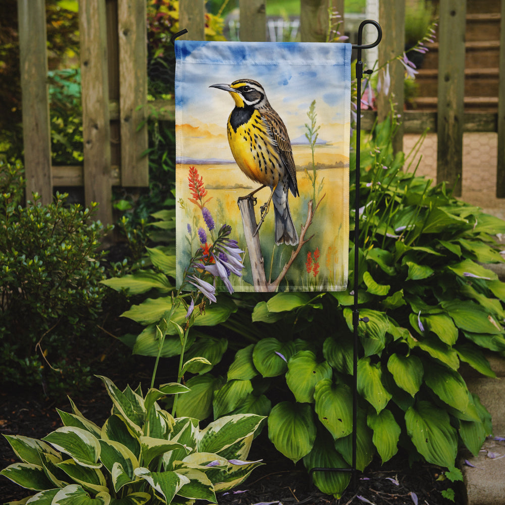 Caroline's Treasures Kansas Western Meadowlark Garden Flag – Garden Flag by Caroline's Treasures
