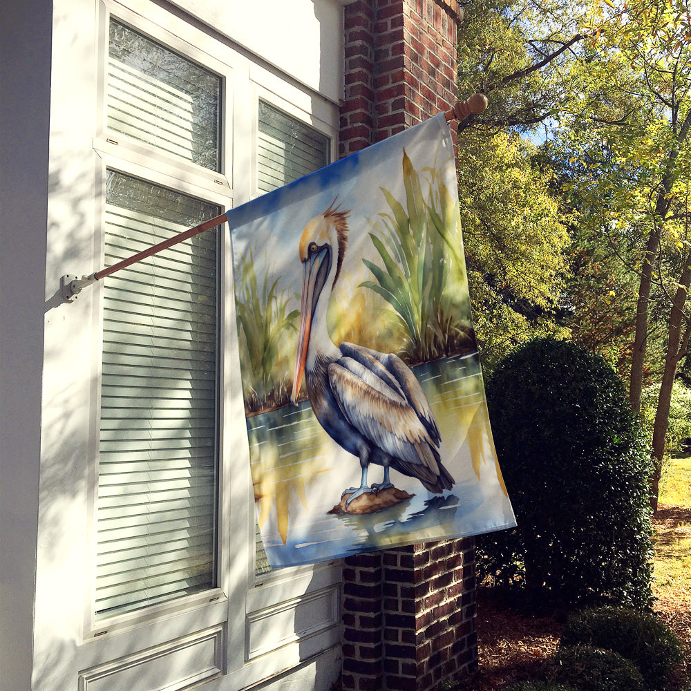 Caroline's Treasures Louisiana Brown Pelican House Flag