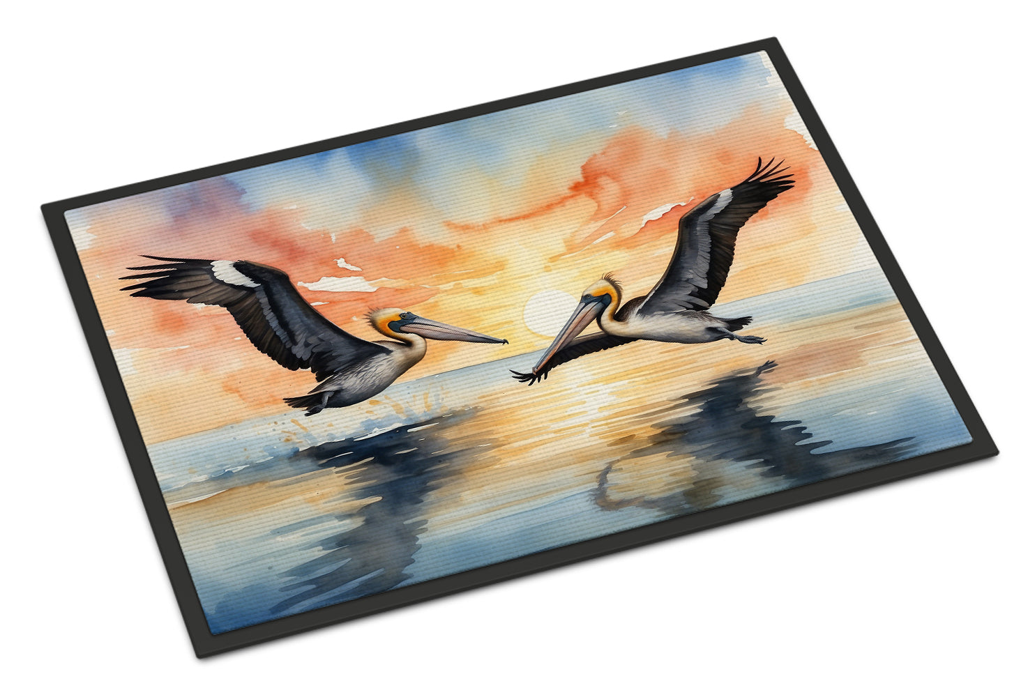 Caroline's Treasures Pelicans Flying Doormat-24x36 Indoor / Outdoor Rug | Made in USA