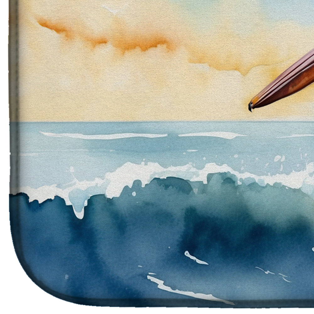 Caroline's Treasures Pelican Soaring Dish Drying Mat