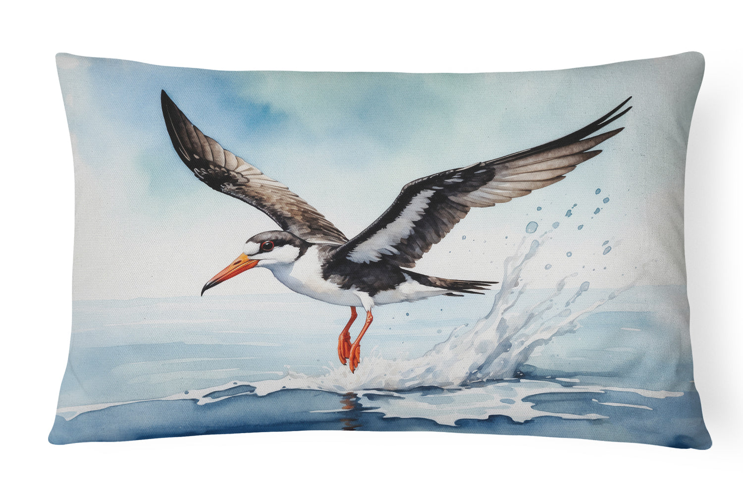 Caroline's Treasures Black Skimmer Throw Pillow
